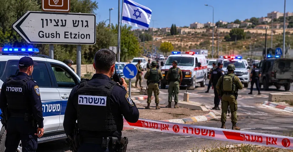 פיגוע דריסה בגוש עציון: נערה נפצעה קשה, פצועה נוספת פונתה לבית החולים