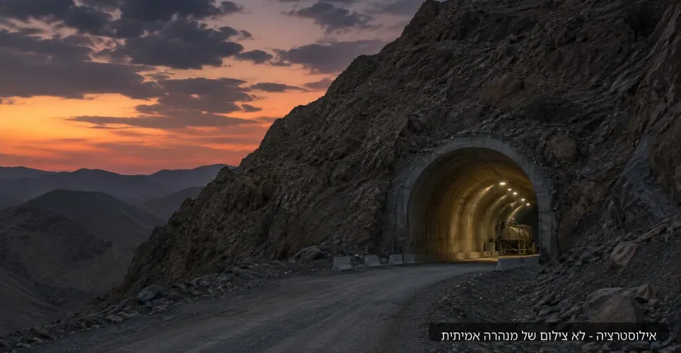 איראן שיקמה ופתחה את רוב מנהרות הטילים
