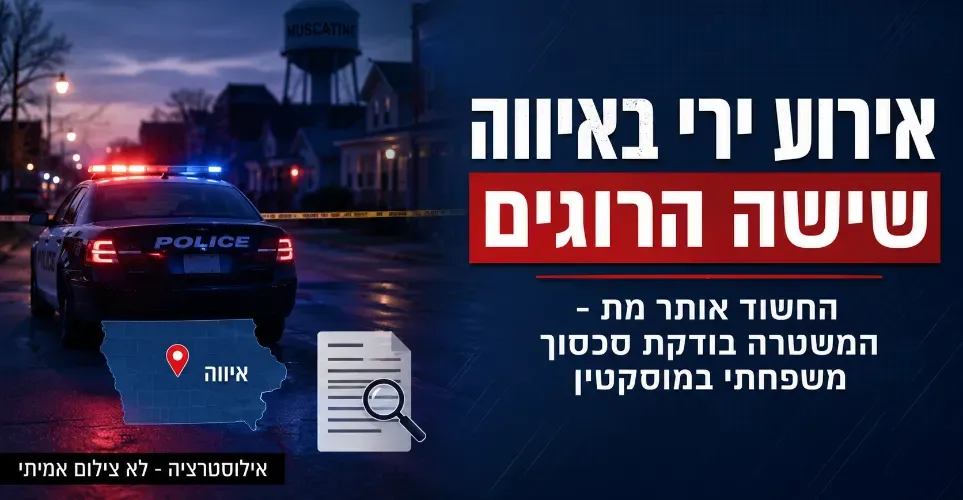 שישה הרוגים בסכסוך משפחתי באיווה, החשוד נמצא מת