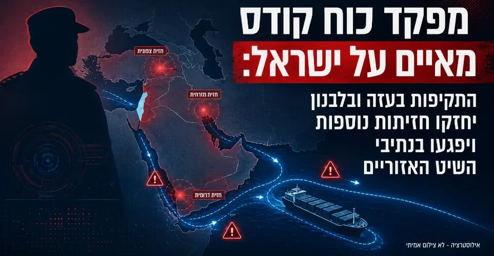 מפקד כוח קודס מאיים: "חזיתות נוספות יופעלו נגד ישראל"