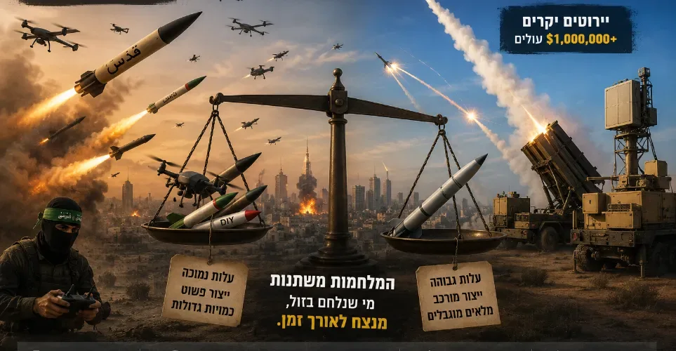 המלחמות משתנות: איך טילים זולים ורחפנים פשוטים מאתגרים את ישראל וארהב